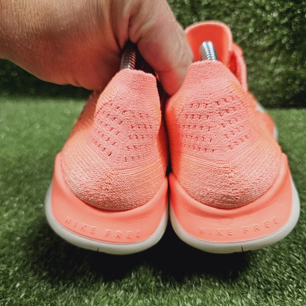 Nike Free RN Flyknit 2018 Crimson Pulse Athletic Sneakers 942839-801 Womens 7.5